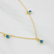 Cadena Aro Seguido Ojos Turcos 2g / 16 in / 1.36mm Oro Amarillo 18K