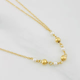 Cadena Aro Seguido Bolas 3g / 18 in / 1.35mm Oro Amarillo 18K