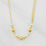 Cadena Aro Seguido Bolas 3g / 18 in / 1.35mm Oro Amarillo 18K