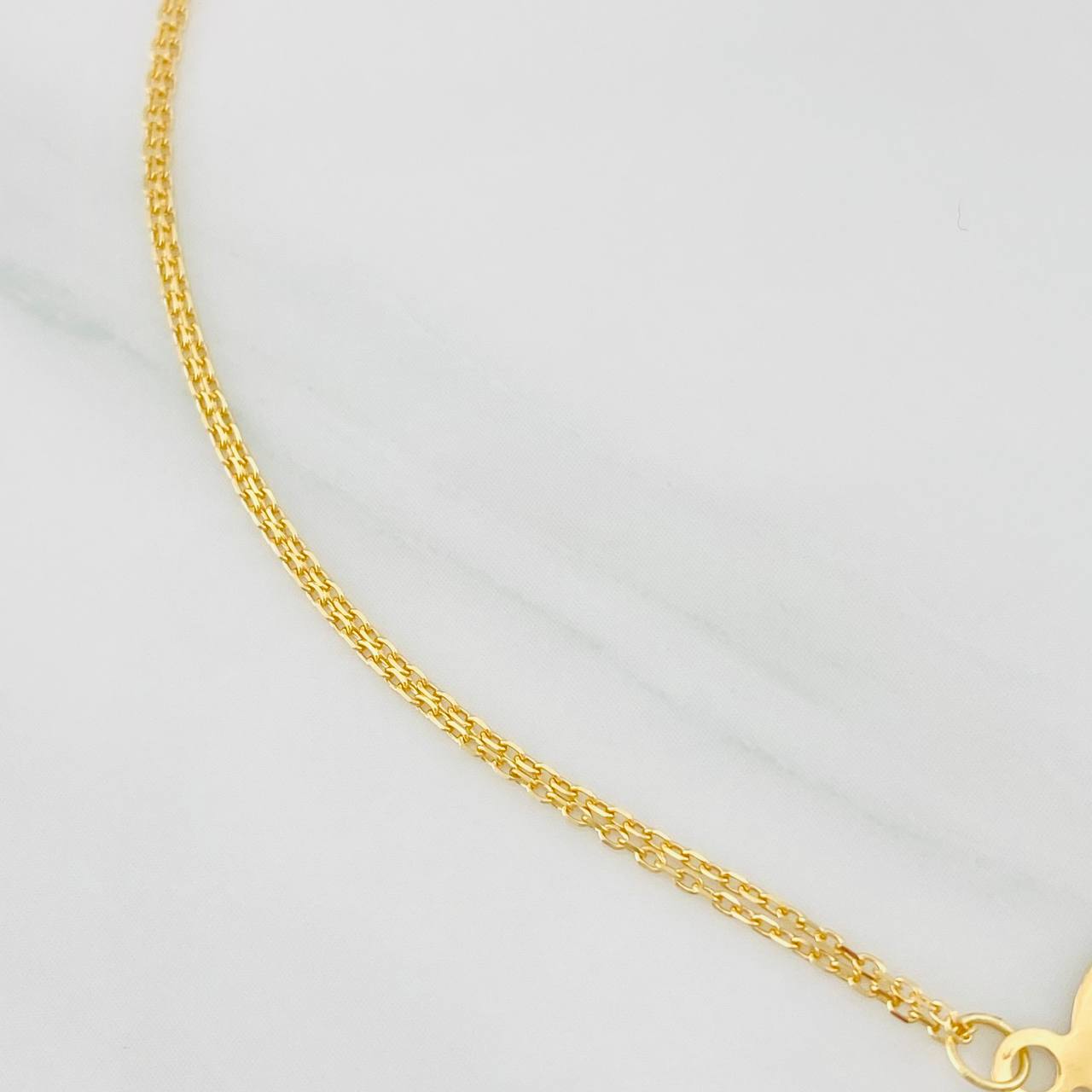 Pulso Modulable Aro Seguido San Benito 1.75g / 7 1/4 in - 6 1/2 in / 0.86mm Oro Amarillo 18K