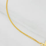 Pulso Modulable Aro Seguido San Benito 1.75g / 7 1/4 in - 6 1/2 in / 0.86mm Oro Amarillo 18K