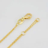 Pulso Modulable Aro Seguido San Benito 1.75g / 7 1/4 in - 6 1/2 in / 0.85mm Oro Amarillo 18K