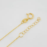 Pulso Modulable Aro Seguido Corazon 0.85g / 7 1/4 in - 6 1/2 in / 0.85mm Oro Amarillo 18K
