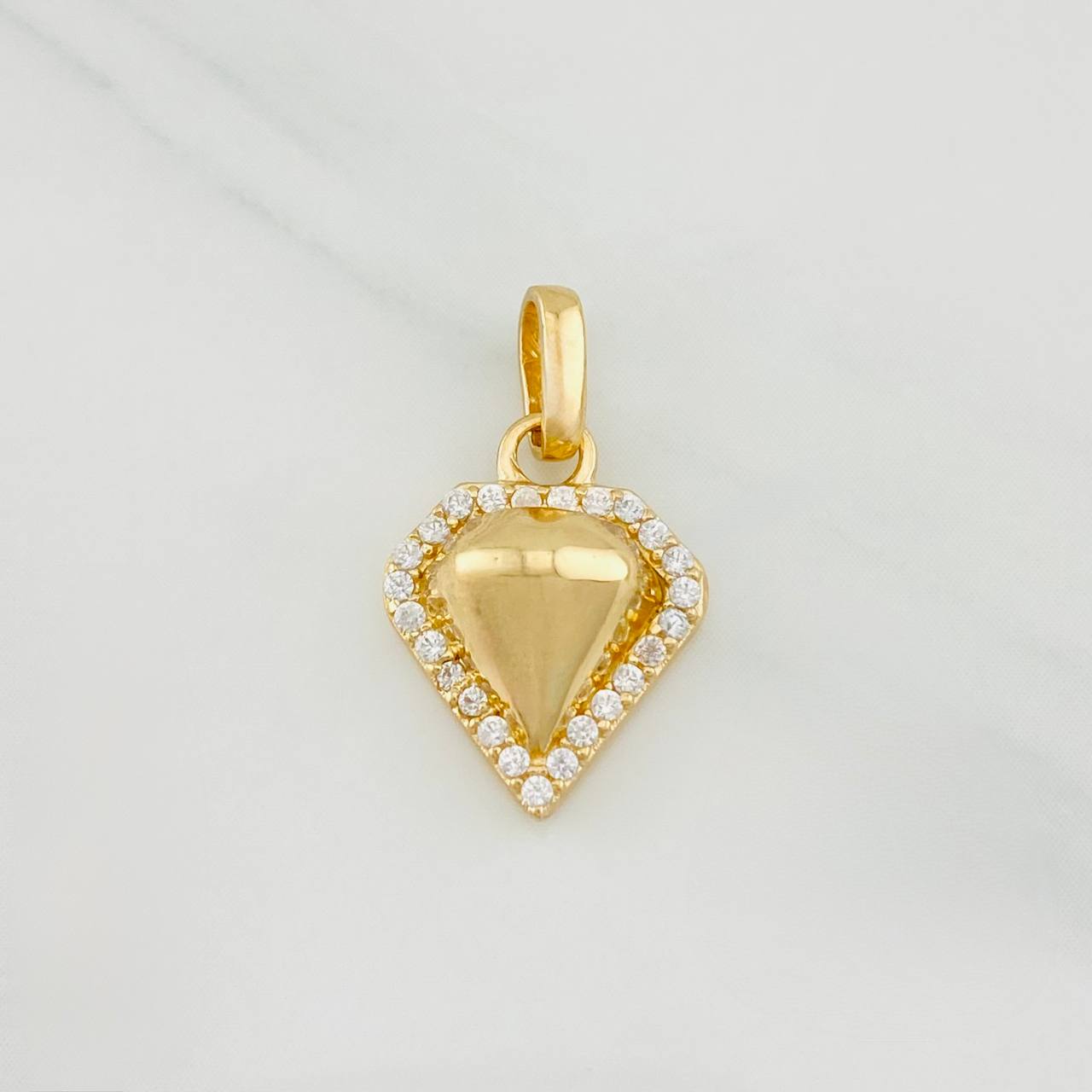 Dije Diamante 1.55g / 3/4 in Oro Amarillo 18K