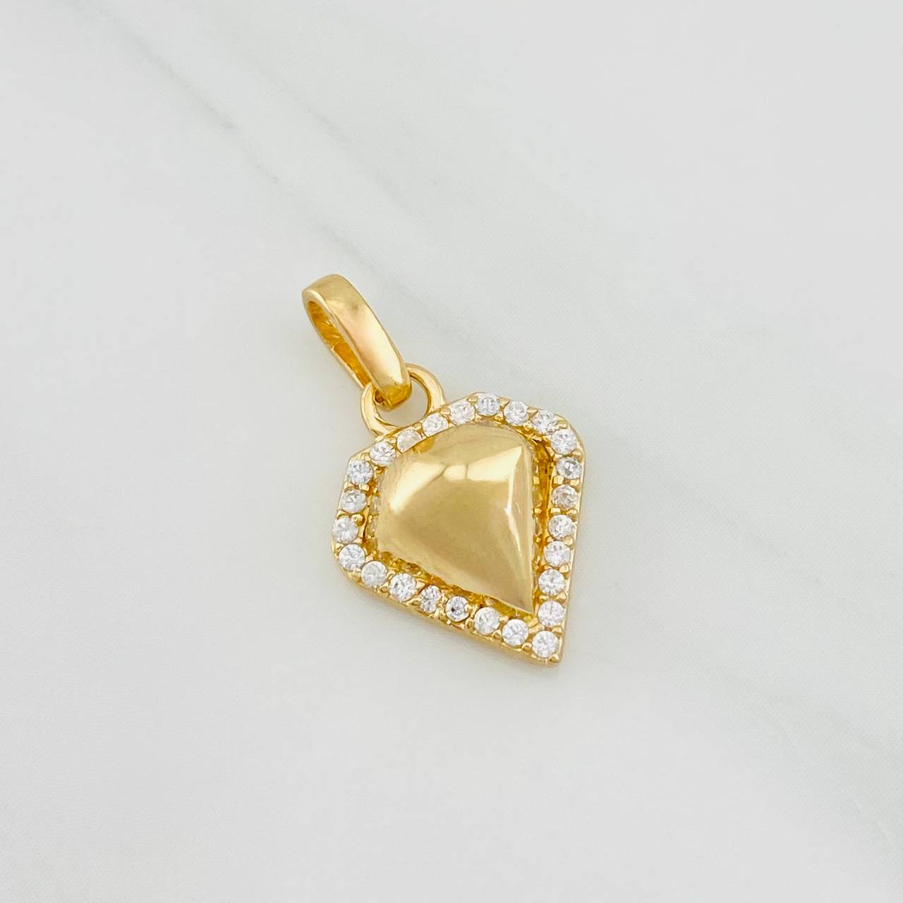 Dije Diamante 1.55g / 3/4 in Oro Amarillo 18K