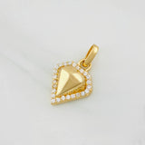 Dije Diamante 1.55g / 3/4 in Oro Amarillo 18K