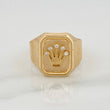 Anillo Corona 3.7gr / T9 1/2 / Oro Amarillo 18K $