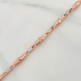 Pulso Rustico Dubai 3.75gr / 7 3/4 in / 1.5mm Oro Rosa 18K %