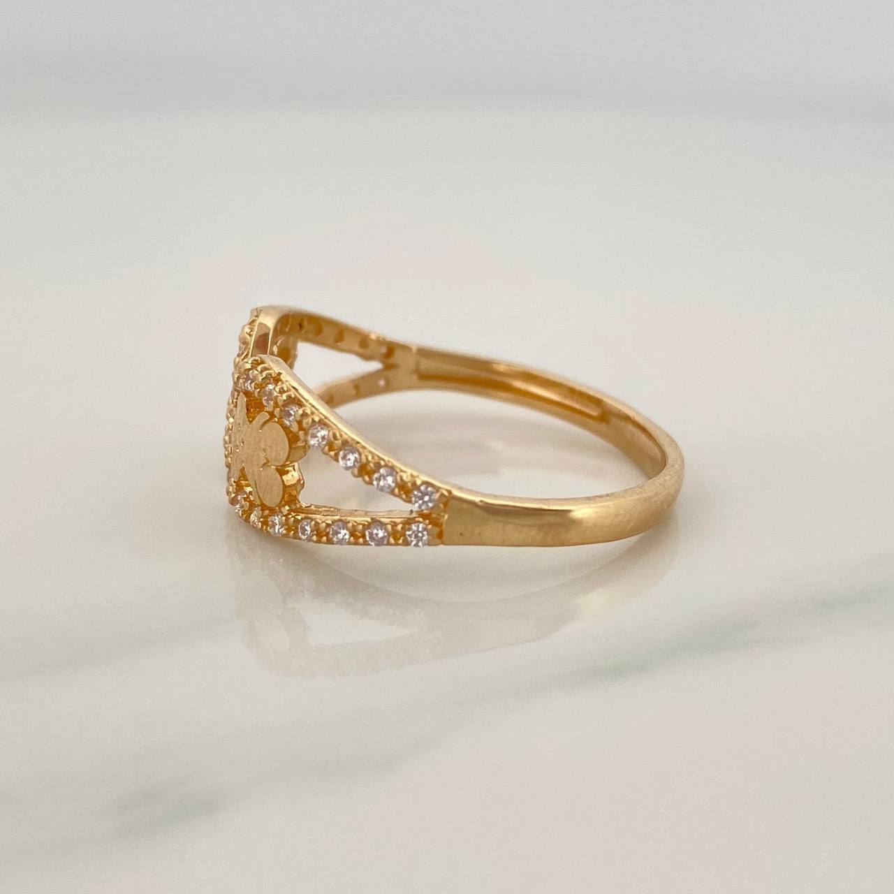 Anillo Osos TS 2.65gr / T8 / Oro Amarillo 18K %