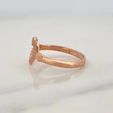 Anillo Corazones 1.65gr / T5 1/4 / Oro Rosa 18K %