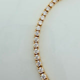 Pulso Tennis 18.5gr / 7 in / 3.2mm Oro Amarillo 18K $