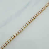 Pulso Tennis 18.5gr / 7 in / 3.2mm Oro Amarillo 18K $