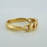 Anillo Cubano 2.85gr / T5 3/4 / Oro Amarillo 18K $