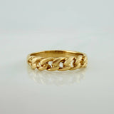 Anillo Cubano 2.85gr / T5 3/4 / Oro Amarillo 18K $