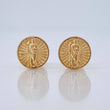 Topos Judas Tadeo 1.1gr / 7.63mm Oro Amarillo 18K %