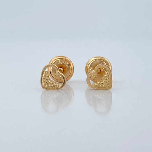 Topos Silueta Corazón 0.6gr / 5.38mm Oro Amarillo 18K %