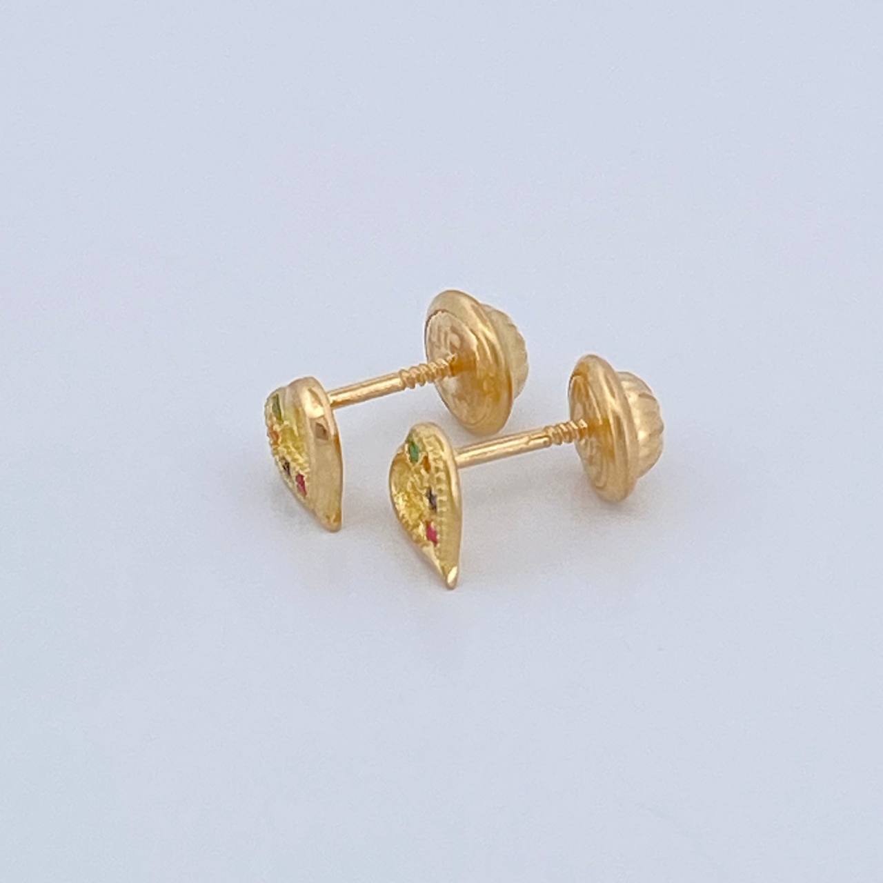 Topos Corazón 0.8gr / 5.8mm Oro Amarillo 18K %
