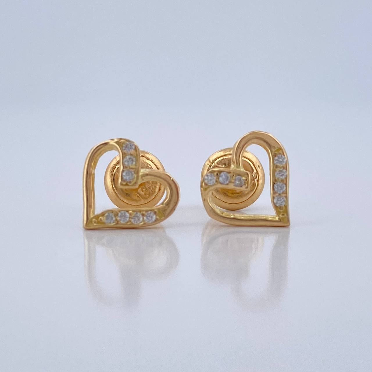 Topos Corazón 0.95gr / 8.4mm Oro Amarillo 18K %