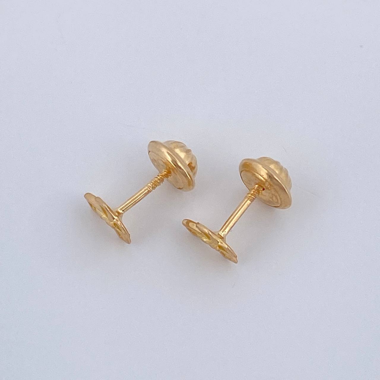 Topos Cruz Cristo 0.65gr / 5.22mm Oro Amarillo 18K %