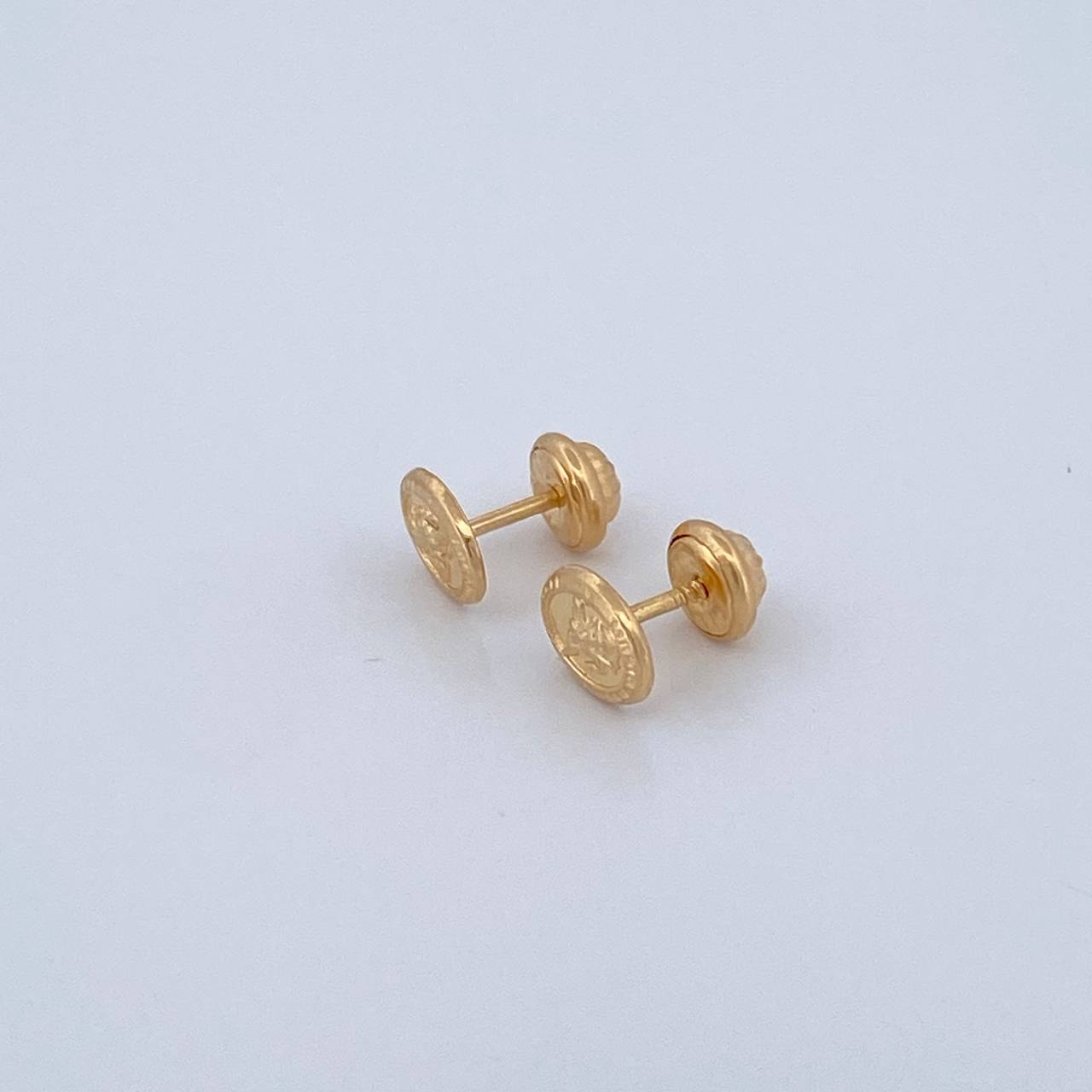 Topos San Miguel Arcangel 0.7gr / 5.74mm Oro Amarillo 18K %
