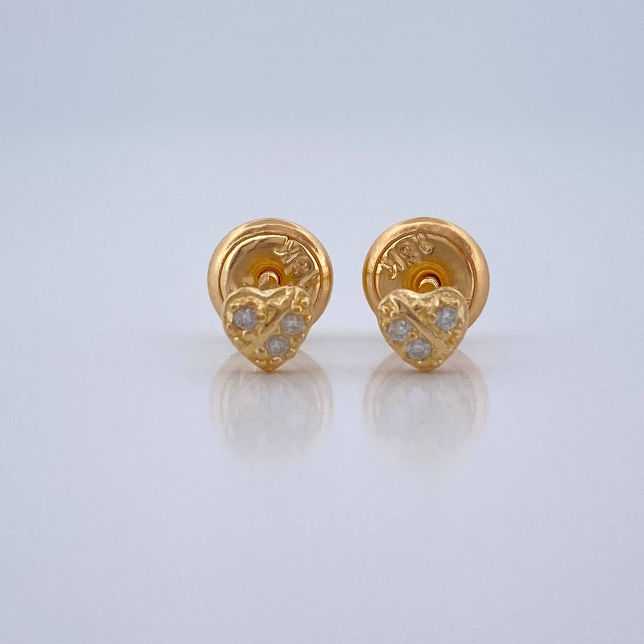 Topos Corazón 0.65gr / 3.6mm Oro Amarillo 18K %