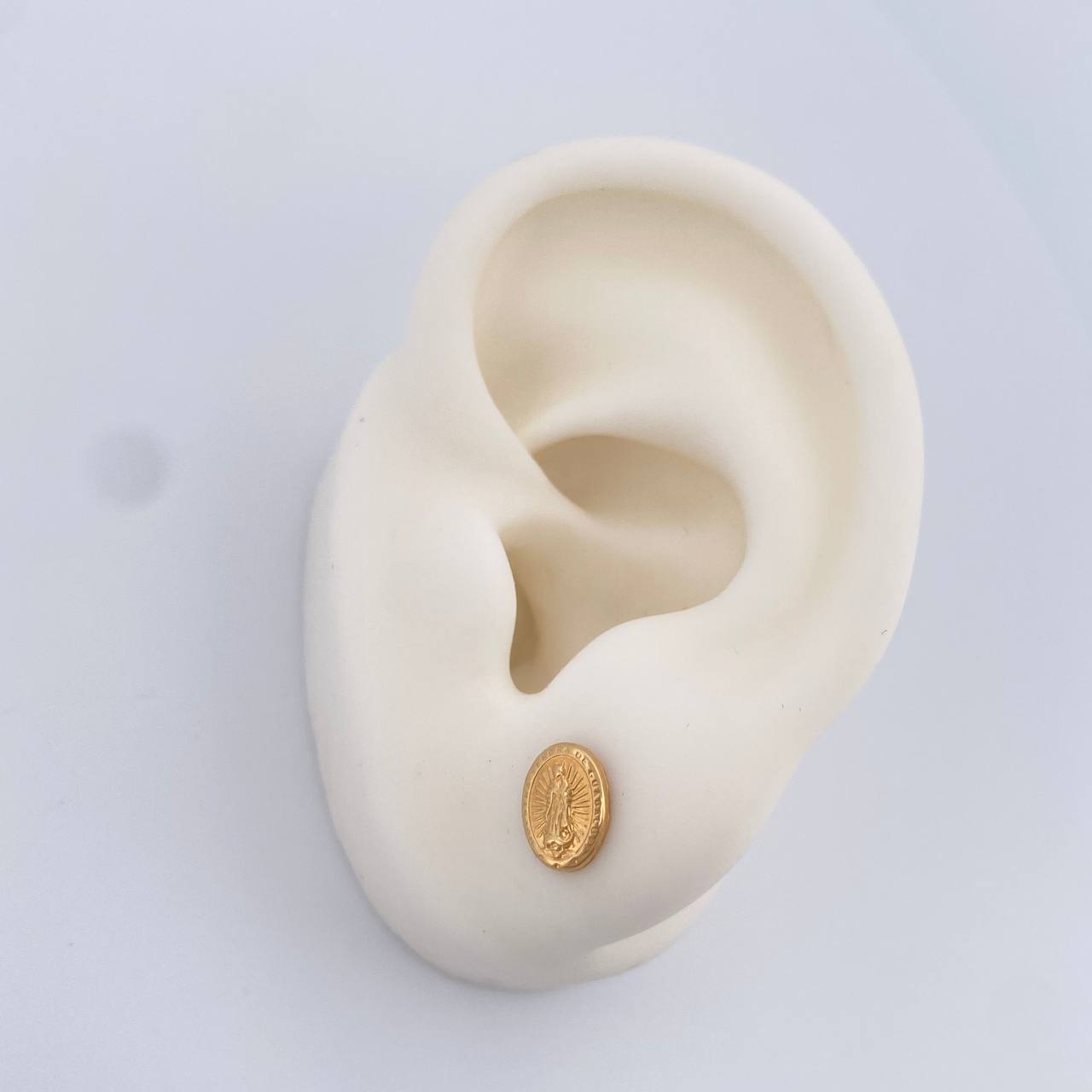 Topos Virgen Guadalupe 0.7gr / 6.19mm Oro Amarillo 18K %