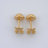 Topos Oso 0.95gr / 4.4mm Oro Amarillo 18K %