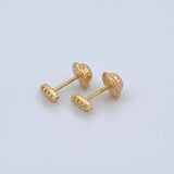 Topos Rayo 0.8gr / 2.4mm Oro Amarillo 18K %