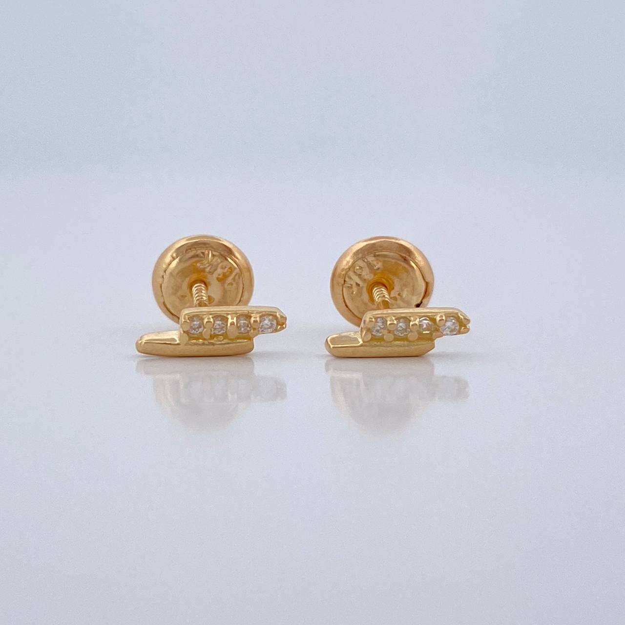 Topos Rayo 0.75gr / 2.43mm Oro Amarillo 18K %
