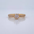 Anillo Solitario Churumbela 2.7gr / T6 1/2 / Oro Amarillo 18K %