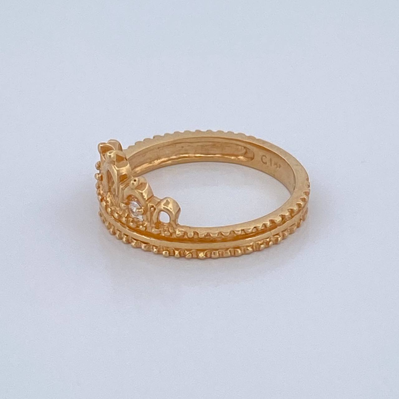 Anillo Tiara 2.8gr / T6 1/4 / Oro Amarillo 18K %
