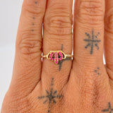 Anillo Corona 1.45gr / T6 3/4 / Oro Amarillo 18K %