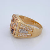 Anillo San Miguel 9.9gr / T10 1/2 / Tres Oros 18K %