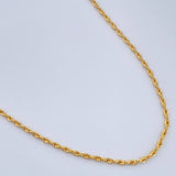 Cadena Lazo 1.1gr / 15 3/4 in / 1.45mm Oro Amarillo +3 18K %