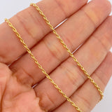 Cadena Lazo 1.1gr / 15 3/4 in / 1.45mm Oro Amarillo +3 18K %