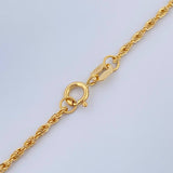 Cadena Lazo 1.1gr / 15 3/4 in / 1.45mm Oro Amarillo +3 18K %