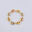 Ring Gc 0.85gr / T7 3/4 - T8 1/4 / 4mm Three Golds 18K *