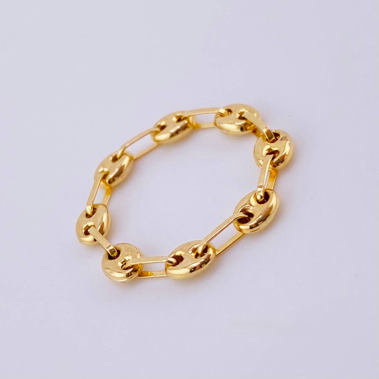 Ring Gc 0.55gr / T4 - T4 1/2 / 3.3mm 18K Yellow Gold *