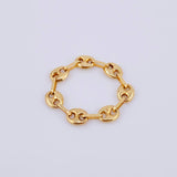 Anillo Gc 0.6gr / T3 3/4 - T4 / 4.5mm Oro Amarillo 18K