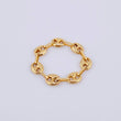 Anillo Gc 0.75gr / T4 1/4 - T4 1/2 / 4.15mm Oro Amarillo 18K