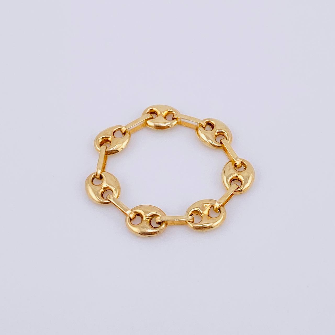 Anillo Gc 0.8gr / T4 - T4 1/4 / 4.15mm Oro Amarillo 18K