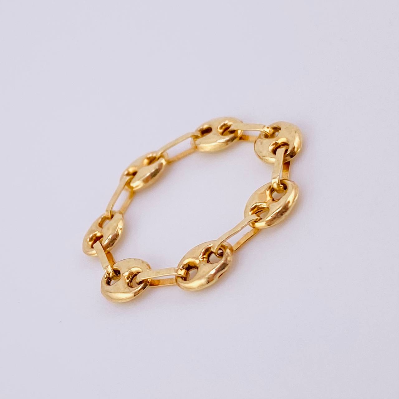 Anillo Gc 0.6gr / T3 3/4 - T4 / 4.5mm Oro Amarillo 18K