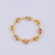 Gc Ring 0.65gr / T7 3/4-T7 1/2 / 3.45mm 18K Three Golds ©