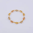Ring Gc 0.8gr / T14 1/4 - T14 3/4 / 3.3mm Three Golds 18K