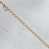 Pulso Bebé Espiga 1.45gr / 14.5cm-15cm / Placa Rectangular Octagonal Oro Amarillo 18K ©