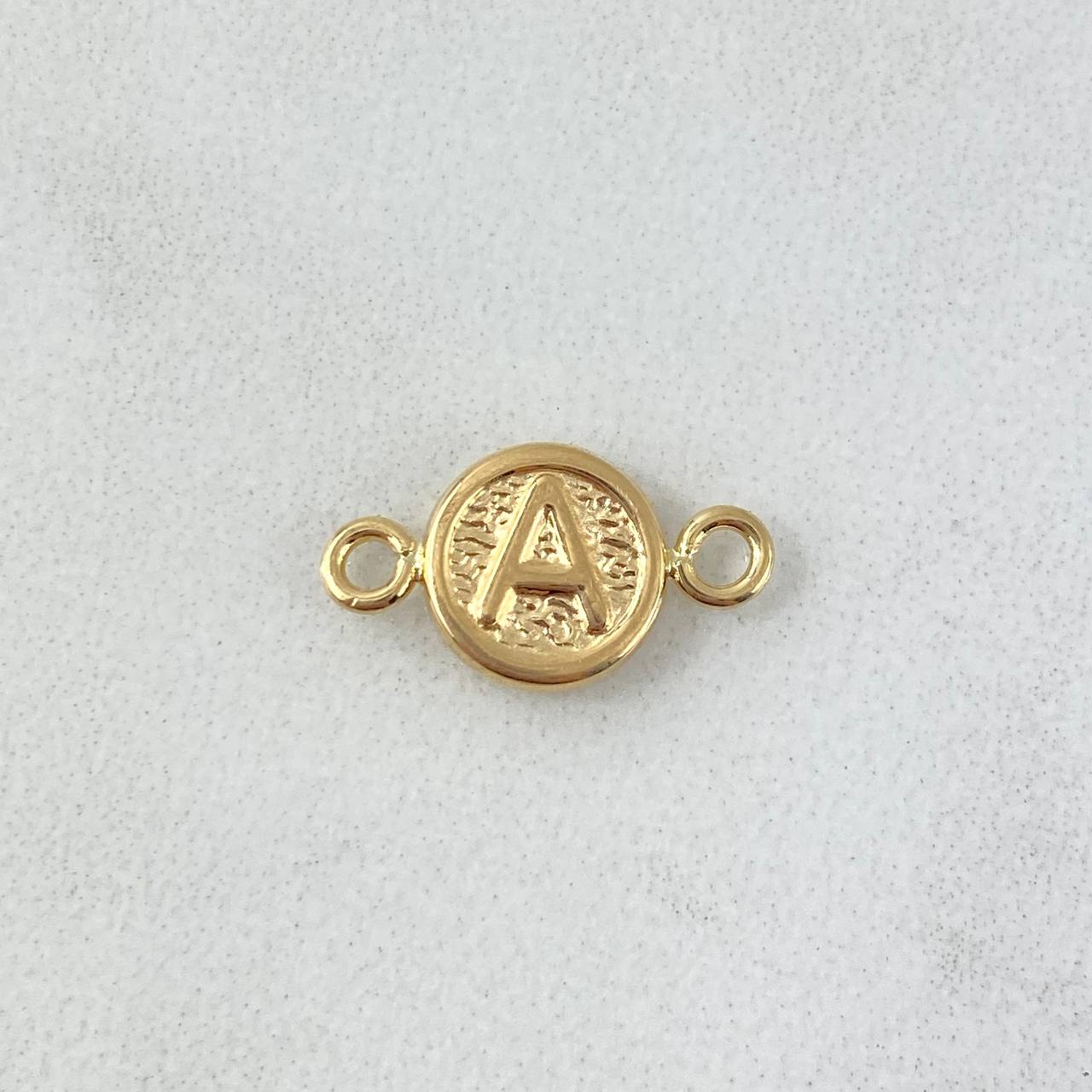 Herraje Letra A 0.35gr / 1/2 in / Oro Amarillo 18K