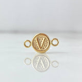 Charm Letter V 0.35gr / 0.5in / 18K Gold