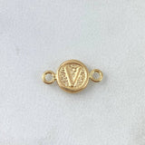 Charm Letter V 0.35gr / 0.5in / 18K Gold