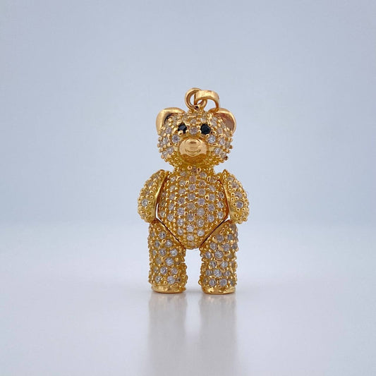 Dije Oso Articulado 5.85gr / 1 1/4 in / Oro Amarillo 18K &