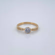 Anillo Solitario Churumbela 2.05gr / T7 1/4 / Oro Amarillo 18K &